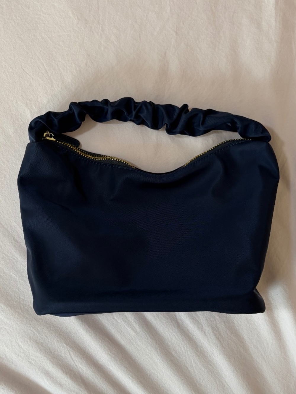 Stoney Clover Lane Navy Scrunch Handle Bag